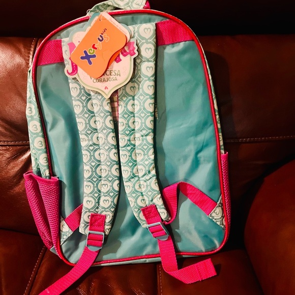Nickelodeon Green and Pink Backpack with Cartoon Characters - Picture 3 of 8